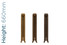 CA-R1660-TH - Carron Rococo 1 Column Cast Iron Radiator H660mm x W334mm CA-R1660-TH - Carron Rococo 1 Column Cast Iron Radiator H660mm x W334mm